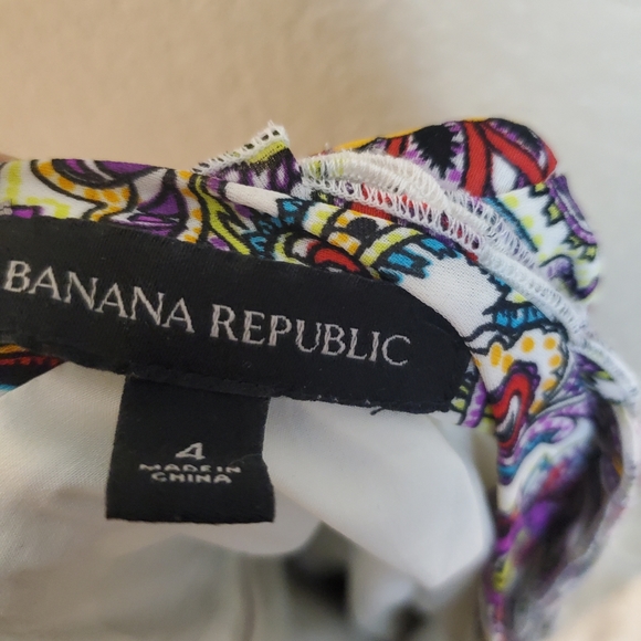 Banana Republic Paisley Floral Pleated Maxi Boho Skirt - Picture 7 of 13